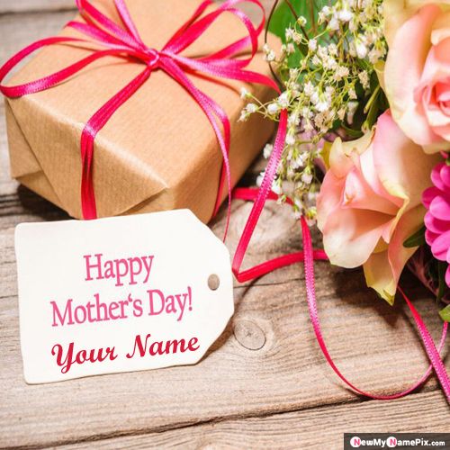 Happy Mother's Day Images With Name Wishes Card Create